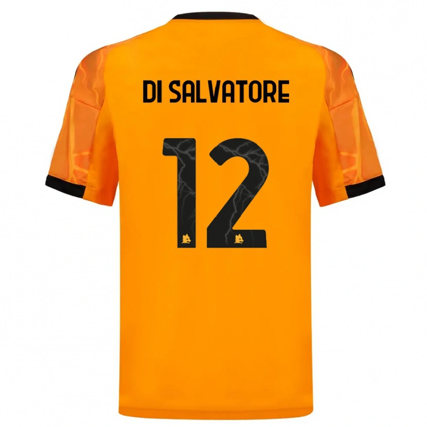 Danxen Herren Diego Di Salvatore #12 Orange Schwarz Auswärtstrikot Trikot 2025/26 T-Shirt