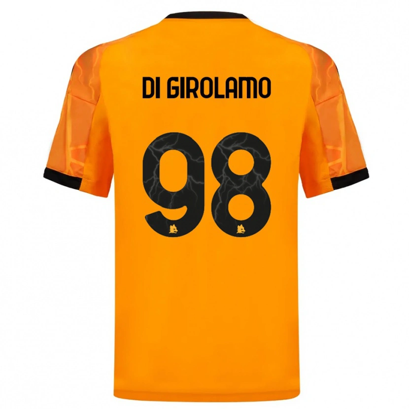 Danxen Herren Anita Di Girolamo #98 Orange Schwarz Auswärtstrikot Trikot 2025/26 T-Shirt