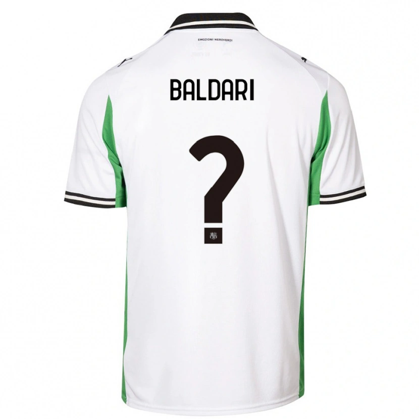 Danxen Herren Luca Baldari #0 Weiß Grün Schwarz Auswärtstrikot Trikot 2025/26 T-Shirt