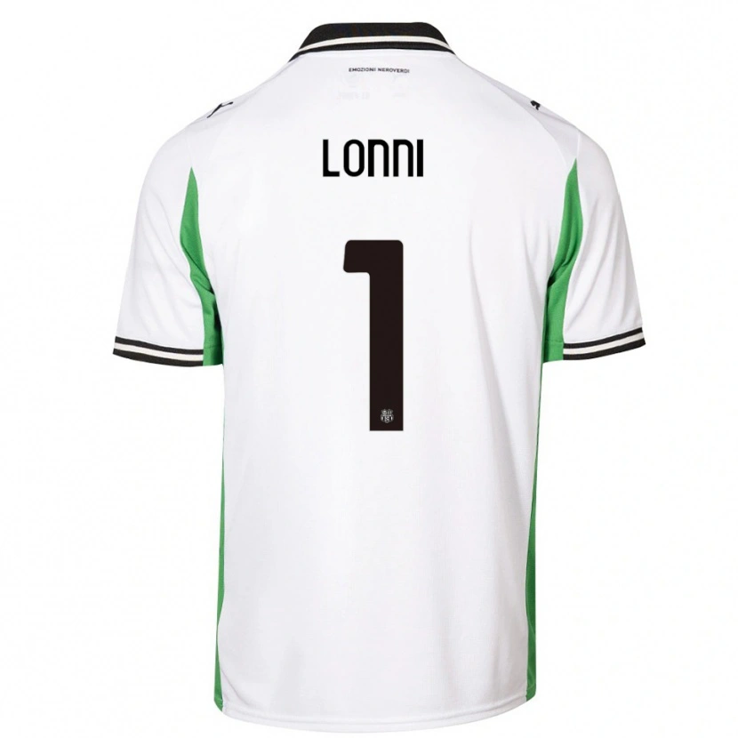 Danxen Herren Lia Lonni #1 Weiß Grün Schwarz Auswärtstrikot Trikot 2025/26 T-Shirt