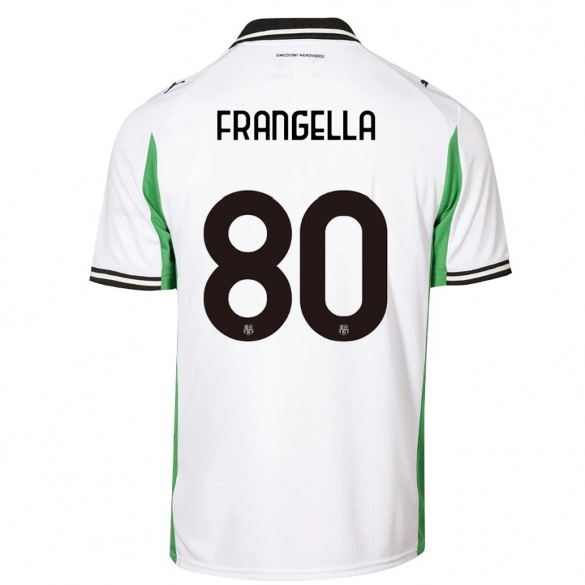 Danxen Herren Christian Frangella #80 Weiß Grün Schwarz Auswärtstrikot Trikot 2025/26 T-Shirt