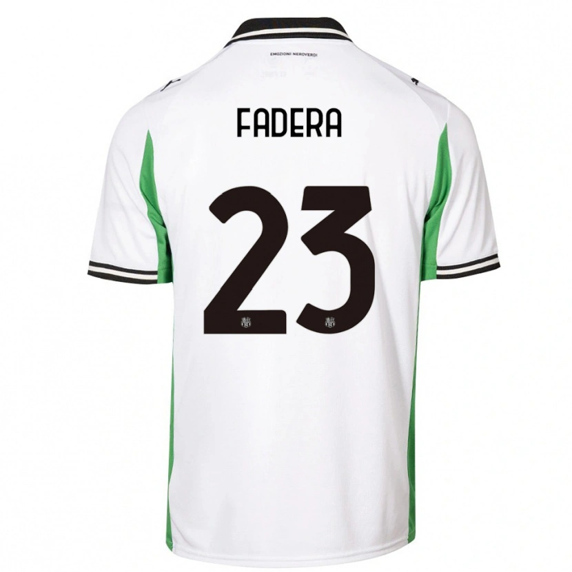 Danxen Herren Alieu Fadera #23 Weiß Grün Schwarz Auswärtstrikot Trikot 2025/26 T-Shirt