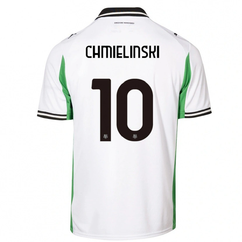 Danxen Herren Gina Maria Chmielinski #10 Weiß Grün Schwarz Auswärtstrikot Trikot 2025/26 T-Shirt