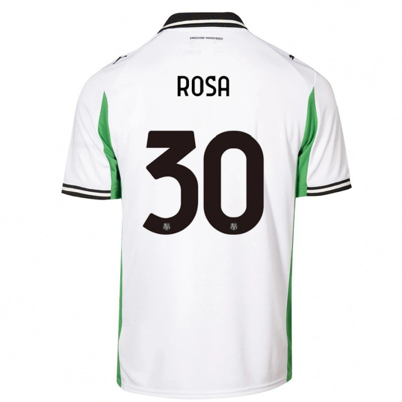 Danxen Herren Enrico Rosa #30 Weiß Grün Schwarz Auswärtstrikot Trikot 2025/26 T-Shirt