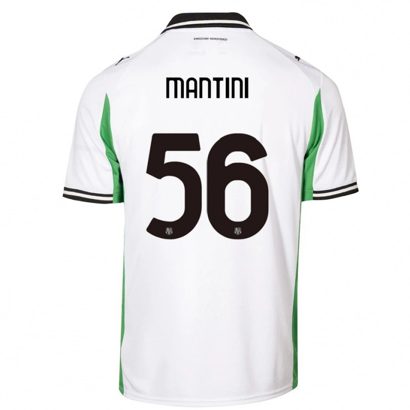 Danxen Herren Raffaele Mantini #56 Weiß Grün Schwarz Auswärtstrikot Trikot 2025/26 T-Shirt