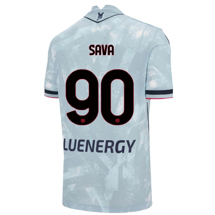 Danxen Herren Răzvan Sava #90 Hellblau Schwarz Auswärtstrikot Trikot 2025/26 T-Shirt