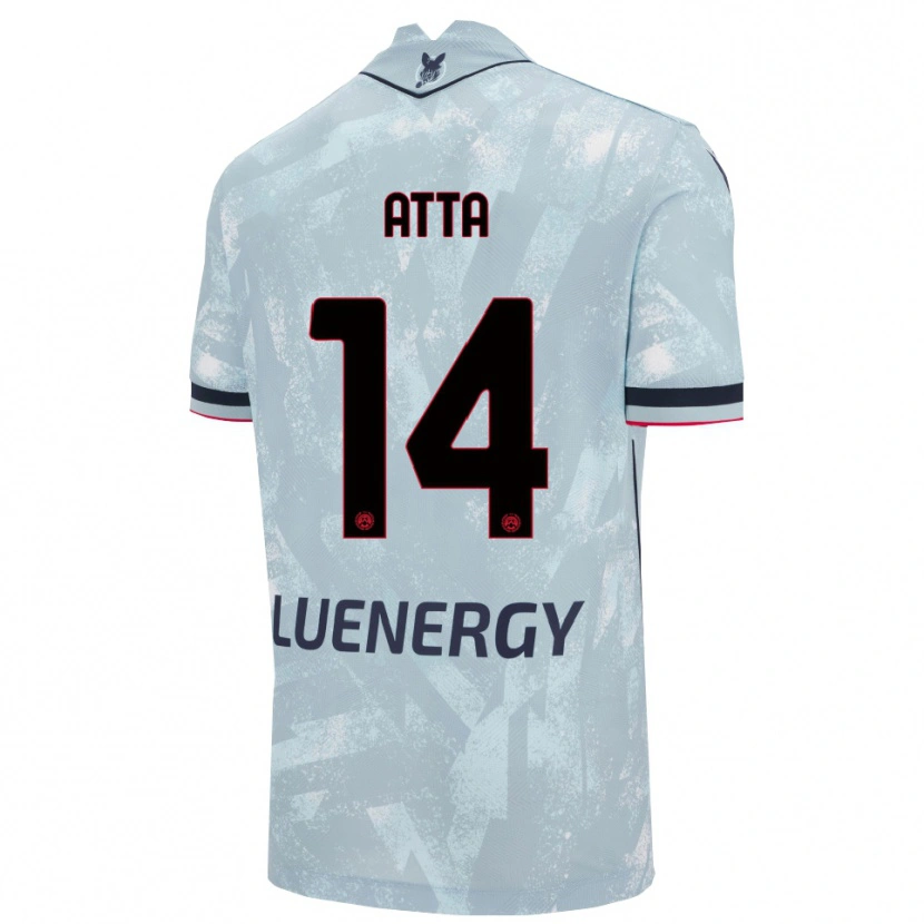 Danxen Herren Arthur Atta #14 Hellblau Schwarz Auswärtstrikot Trikot 2025/26 T-Shirt