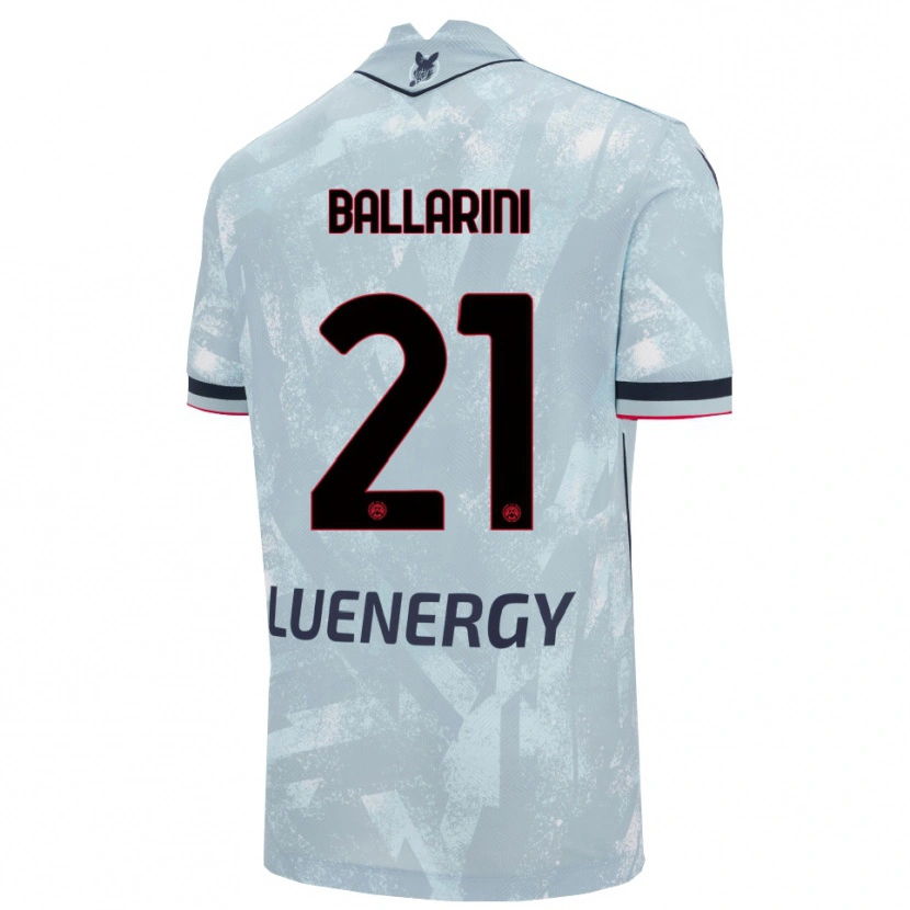 Danxen Herren Marco Ballarini #21 Hellblau Schwarz Auswärtstrikot Trikot 2025/26 T-Shirt