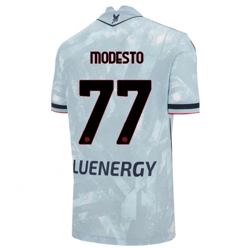 Danxen Herren Rui Modesto #77 Hellblau Schwarz Auswärtstrikot Trikot 2025/26 T-Shirt