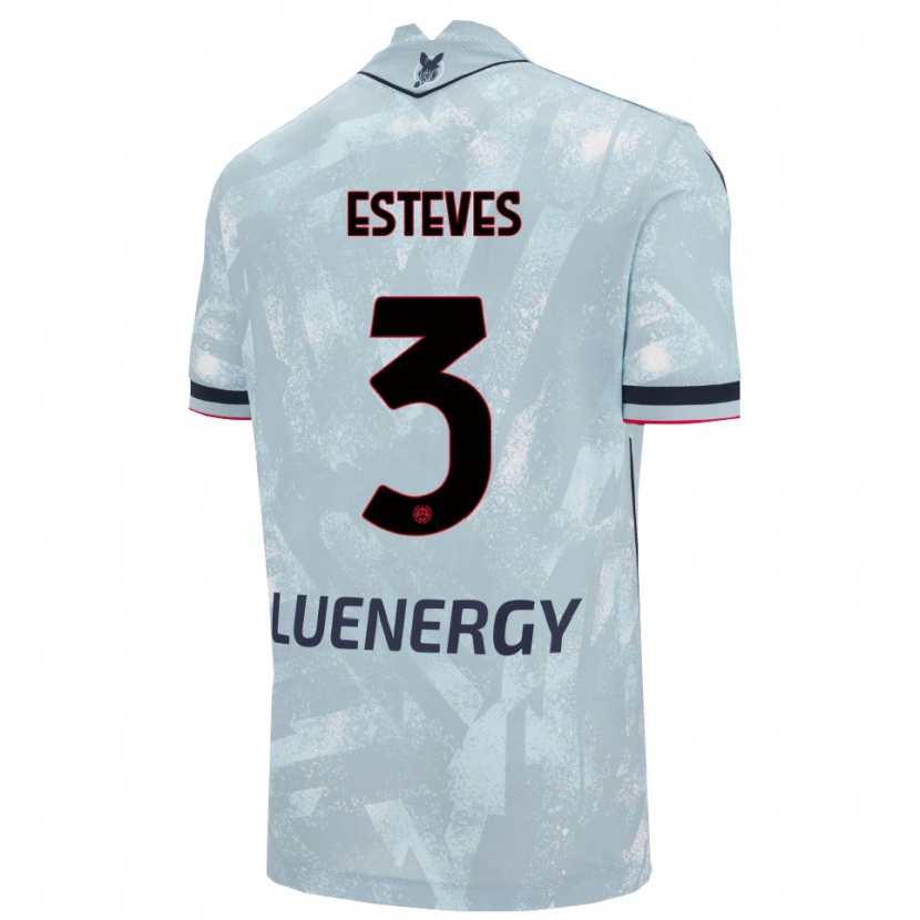 Danxen Herren Goncalo Esteves #3 Hellblau Schwarz Auswärtstrikot Trikot 2025/26 T-Shirt