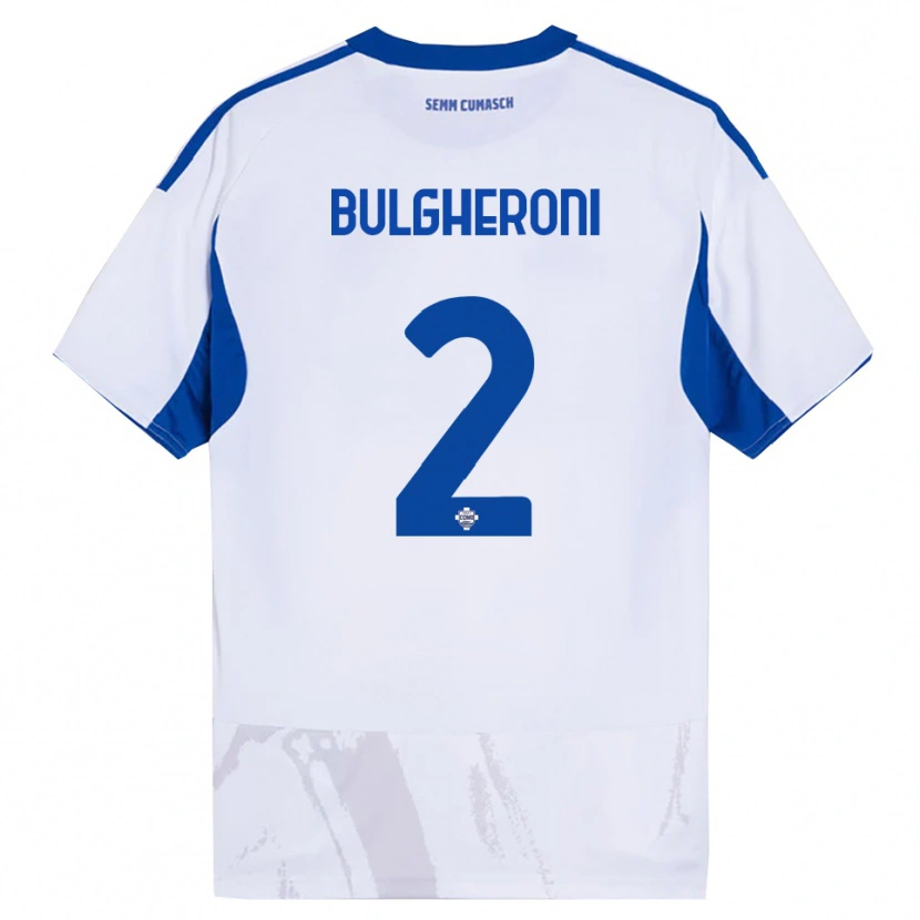 Danxen Herren Italo Bulgheroni #2 Weiß Blau Auswärtstrikot Trikot 2025/26 T-Shirt