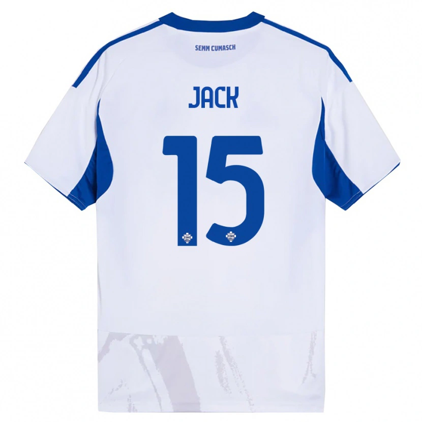 Danxen Herren Fellipe Jack #15 Weiß Blau Auswärtstrikot Trikot 2025/26 T-Shirt