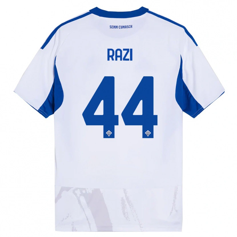 Danxen Herren Naj Razi #44 Weiß Blau Auswärtstrikot Trikot 2025/26 T-Shirt