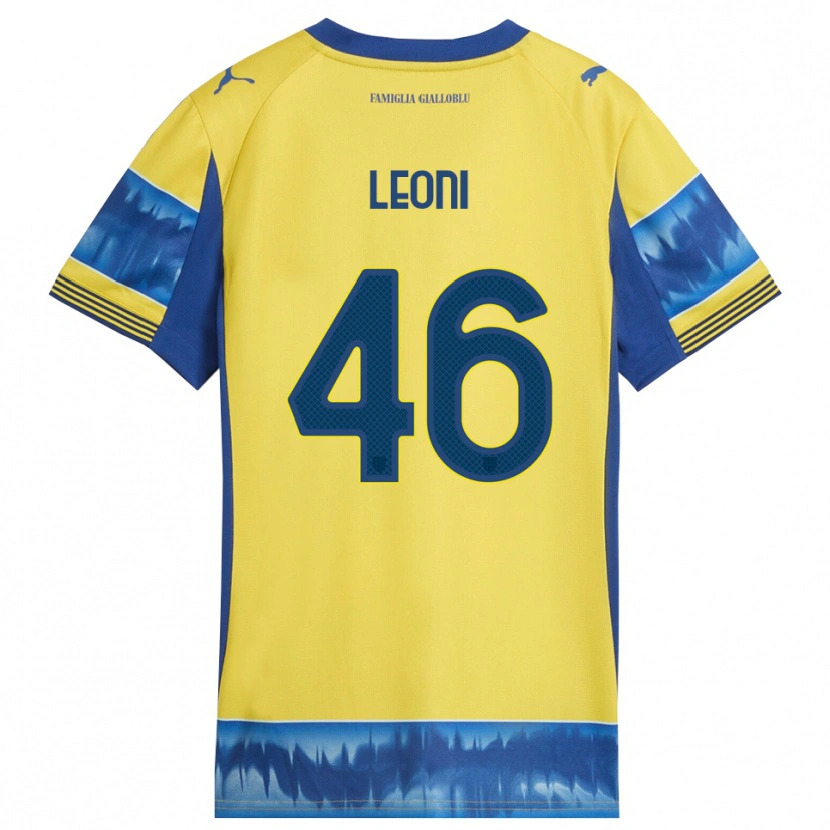 Danxen Herren Giovanni Leoni #46 Gelb Blau Auswärtstrikot Trikot 2025/26 T-Shirt
