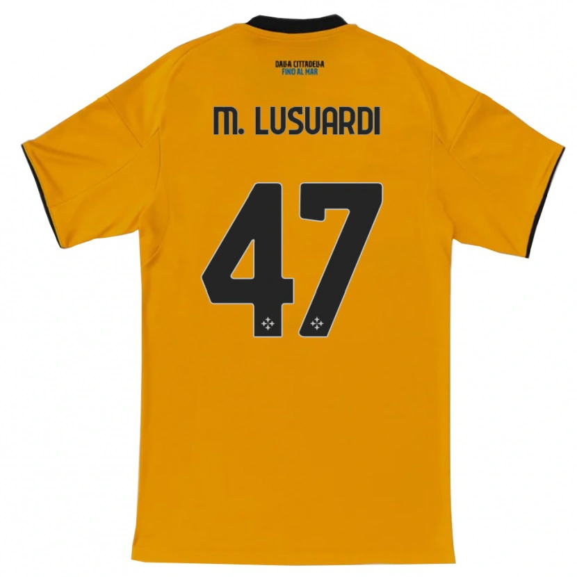 Danxen Herren Mateus Lusuardi #47 Orange Blau Auswärtstrikot Trikot 2025/26 T-Shirt
