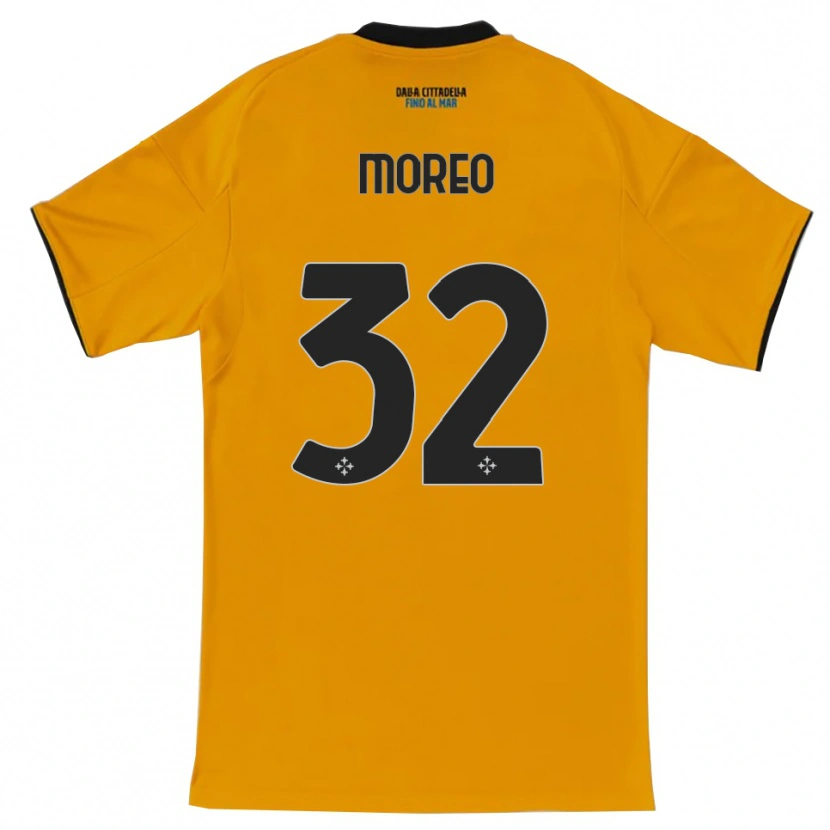 Danxen Herren Stefano Moreo #32 Orange Blau Auswärtstrikot Trikot 2025/26 T-Shirt