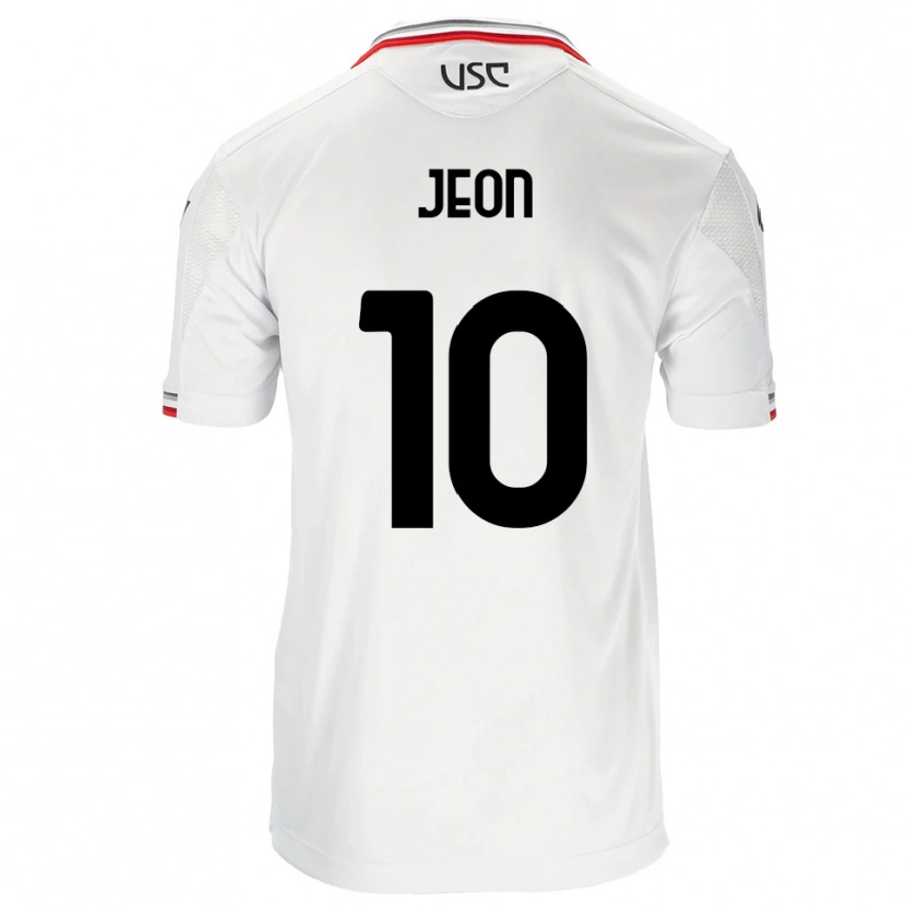 Danxen Herren Joseph Jeon #10 Weiß Rot Auswärtstrikot Trikot 2025/26 T-Shirt