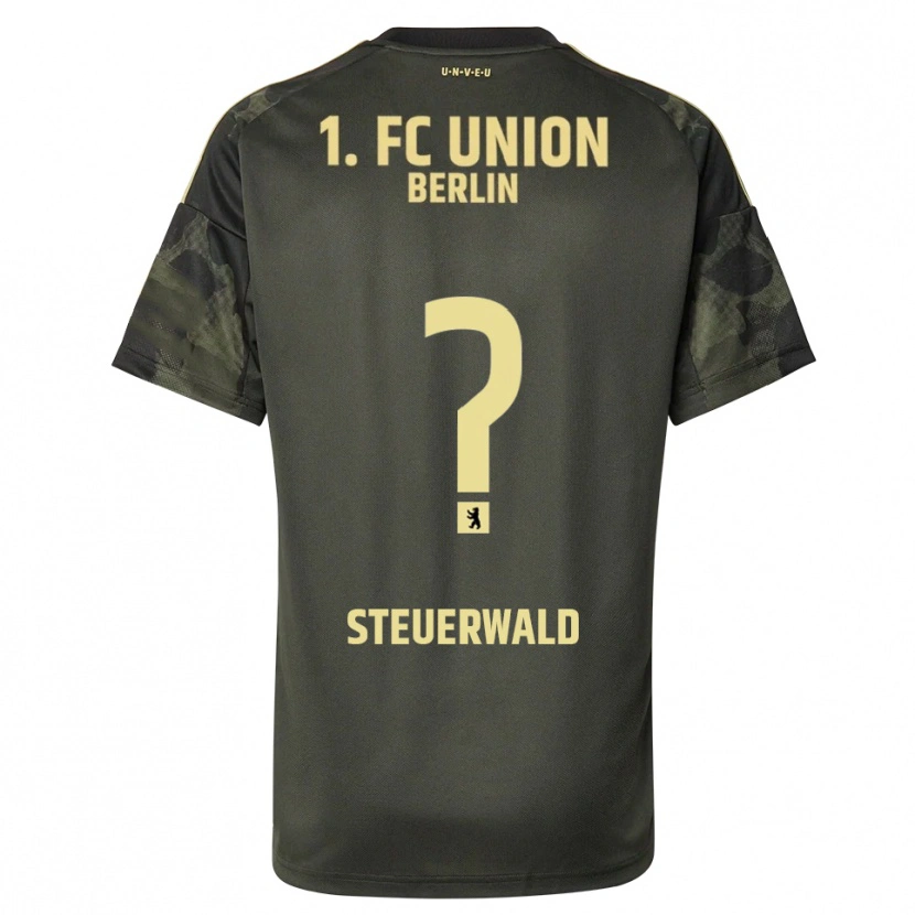 Danxen Herren Samantha Steuerwald #0 Dunkelgrün Schwarz Auswärtstrikot Trikot 2025/26 T-Shirt