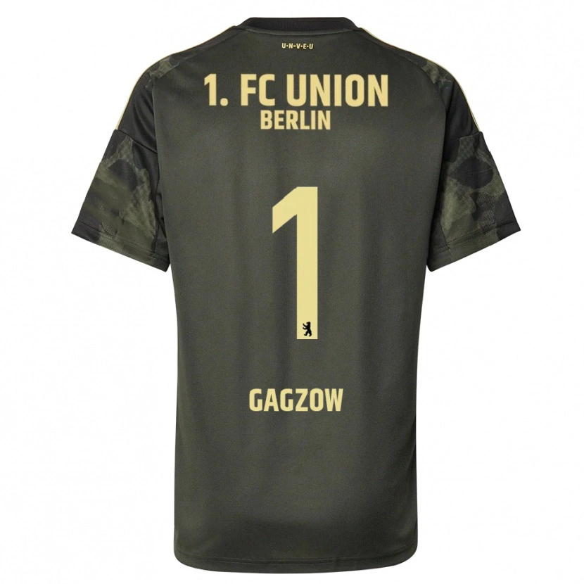 Danxen Herren Fritz Gagzow #1 Dunkelgrün Schwarz Auswärtstrikot Trikot 2025/26 T-Shirt