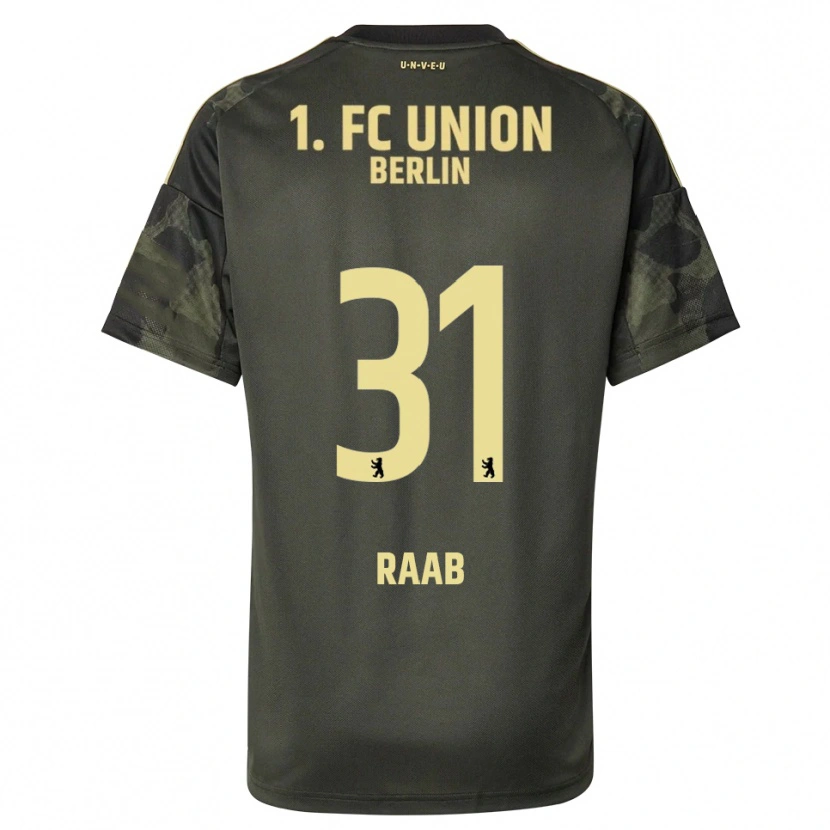 Danxen Herren Matheo Raab #31 Dunkelgrün Schwarz Auswärtstrikot Trikot 2025/26 T-Shirt