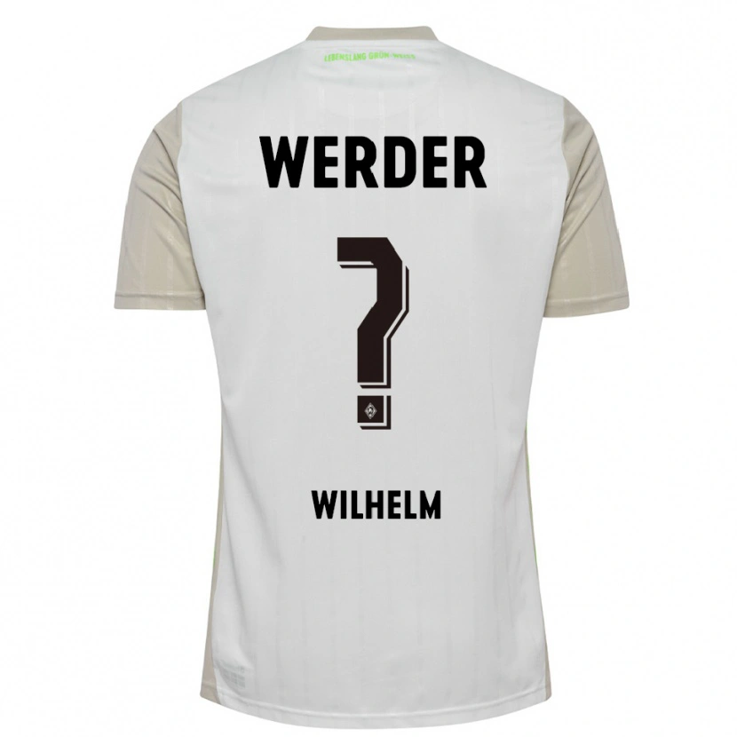 Danxen Herren Gabriel Wilhelm #0 Weiß Schwarz Auswärtstrikot Trikot 2025/26 T-Shirt