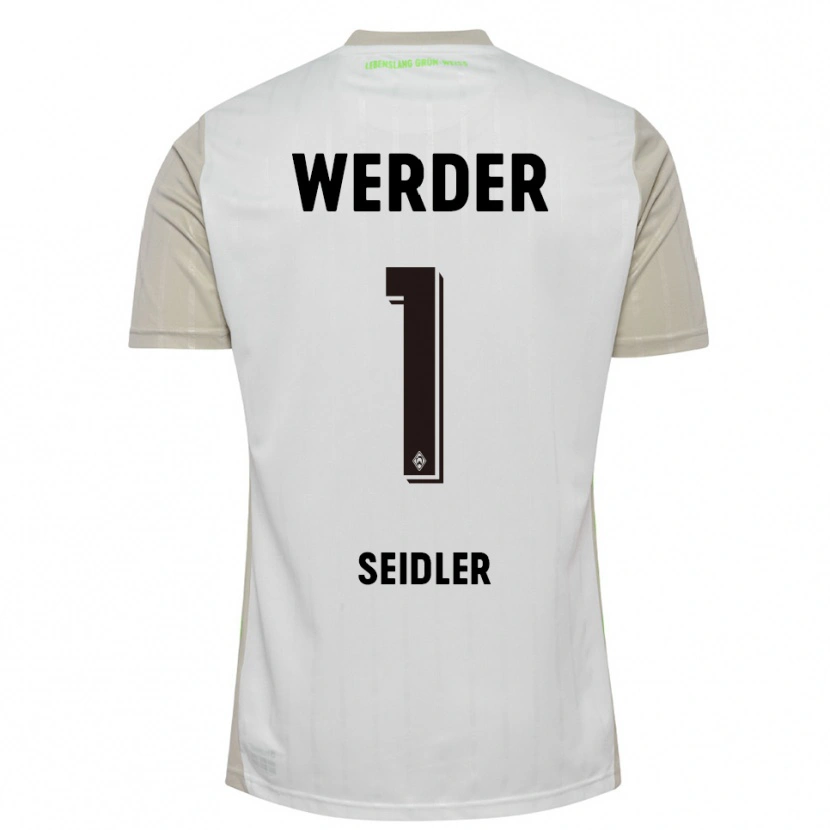 Danxen Herren Calvin Seidler #1 Weiß Schwarz Auswärtstrikot Trikot 2025/26 T-Shirt