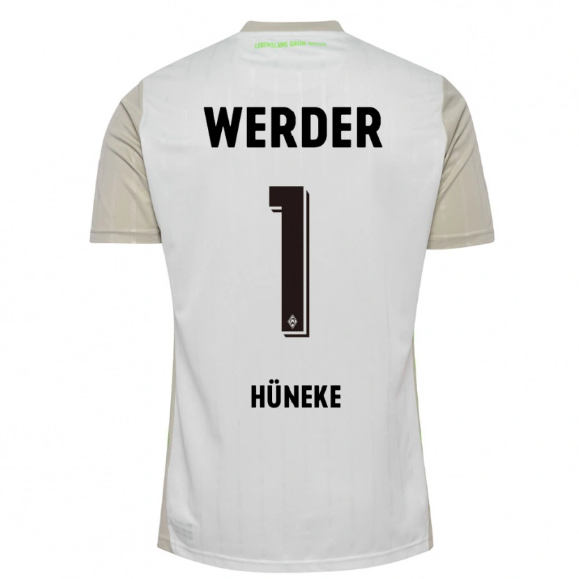 Danxen Herren Win Hüneke #1 Weiß Schwarz Auswärtstrikot Trikot 2025/26 T-Shirt