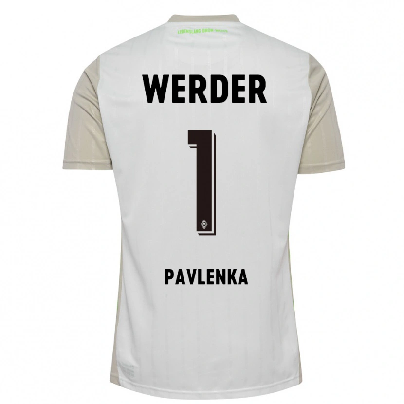 Danxen Herren Jiri Pavlenka #1 Weiß Schwarz Auswärtstrikot Trikot 2025/26 T-Shirt