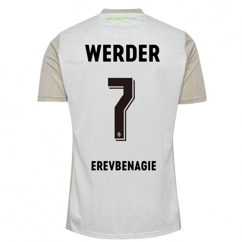 Danxen Herren Paul Erevbenagie #7 Weiß Schwarz Auswärtstrikot Trikot 2025/26 T-Shirt