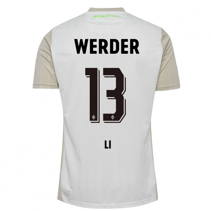 Danxen Herren Xiancheng Li #13 Weiß Schwarz Auswärtstrikot Trikot 2025/26 T-Shirt
