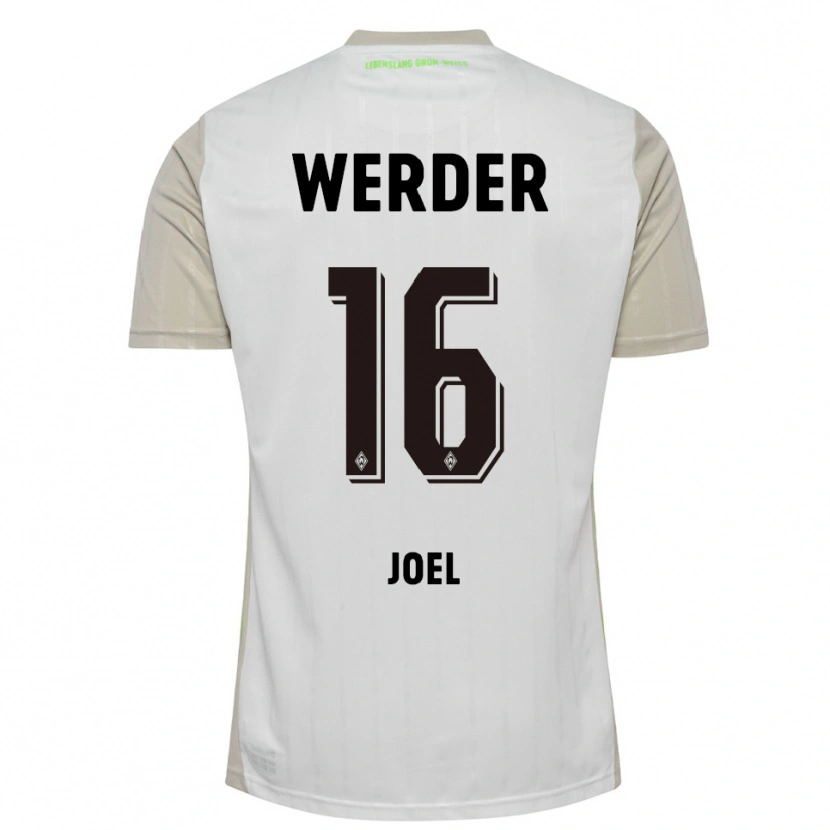 Danxen Herren Joshua Joel #16 Weiß Schwarz Auswärtstrikot Trikot 2025/26 T-Shirt