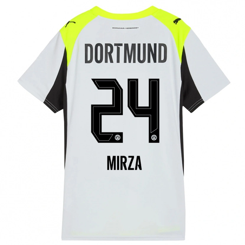 Danxen Herren Marwan-Omir Mirza #24 Fluoreszierendes Gelb Auswärtstrikot Trikot 2025/26 T-Shirt