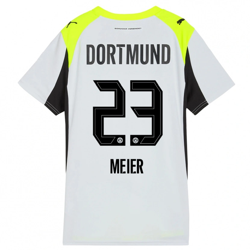 Danxen Herren Maximilian Meier #23 Fluoreszierendes Gelb Auswärtstrikot Trikot 2025/26 T-Shirt
