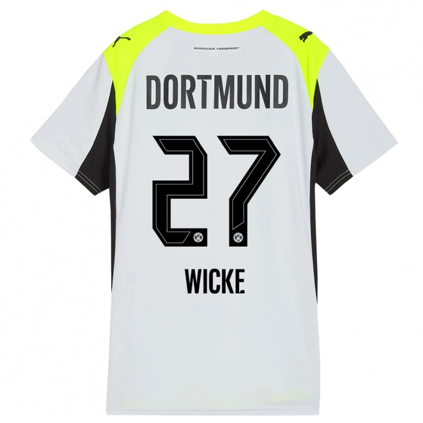Danxen Herren Nova Wicke #27 Fluoreszierendes Gelb Auswärtstrikot Trikot 2025/26 T-Shirt