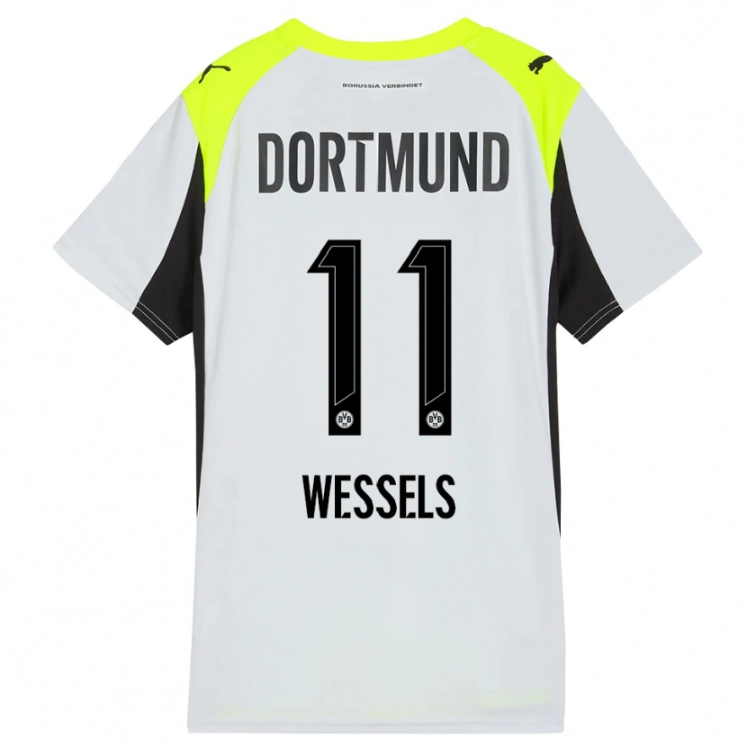 Danxen Herren Arne Wessels #11 Fluoreszierendes Gelb Auswärtstrikot Trikot 2025/26 T-Shirt