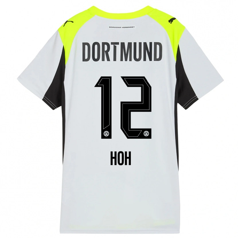 Danxen Herren Hendrik Hoh #12 Fluoreszierendes Gelb Auswärtstrikot Trikot 2025/26 T-Shirt