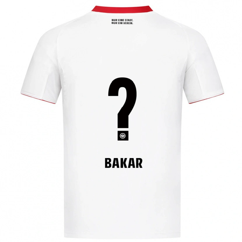Danxen Herren Yunus Bakar #0 Weiß Rot Auswärtstrikot Trikot 2025/26 T-Shirt