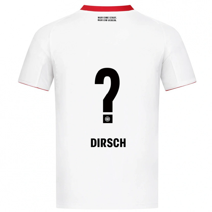 Danxen Herren Moritz Dirsch #0 Weiß Rot Auswärtstrikot Trikot 2025/26 T-Shirt