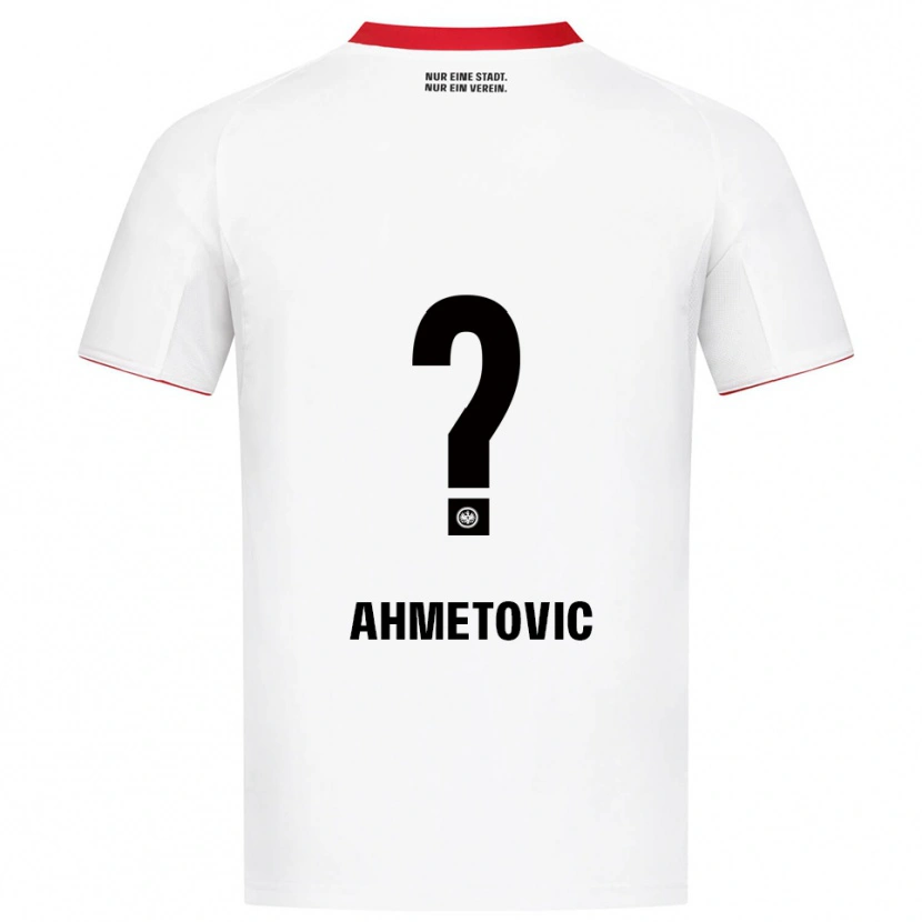 Danxen Herren Marco Ahmetovic #0 Weiß Rot Auswärtstrikot Trikot 2025/26 T-Shirt