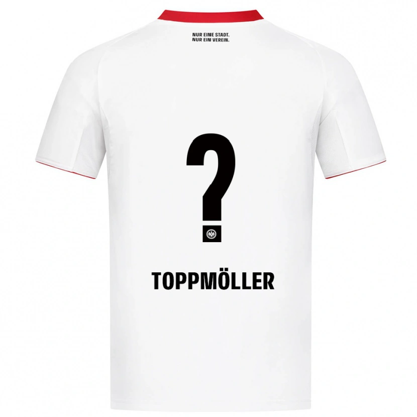 Danxen Herren Lionel Toppmöller #0 Weiß Rot Auswärtstrikot Trikot 2025/26 T-Shirt