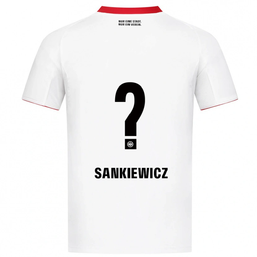 Danxen Herren Dawid Sankiewicz #0 Weiß Rot Auswärtstrikot Trikot 2025/26 T-Shirt