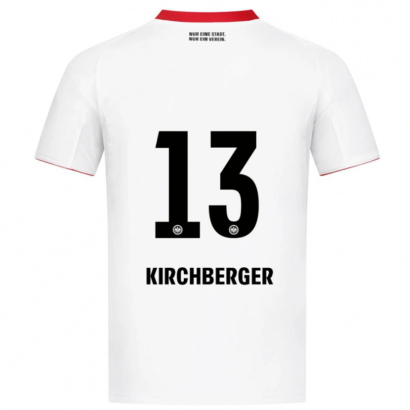 Danxen Herren Virginia Kirchberger #13 Weiß Rot Auswärtstrikot Trikot 2025/26 T-Shirt