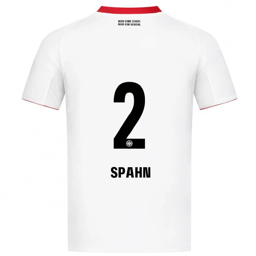 Danxen Herren Maurice Spahn #2 Weiß Rot Auswärtstrikot Trikot 2025/26 T-Shirt