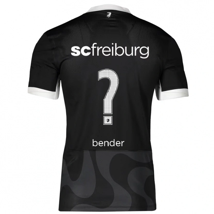 Danxen Herren Noah Bender #0 Schwarz Weiß Auswärtstrikot Trikot 2025/26 T-Shirt