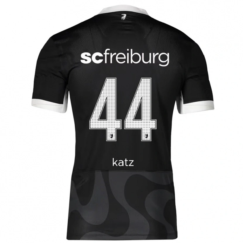 Danxen Herren Kilian Katz #44 Schwarz Weiß Auswärtstrikot Trikot 2025/26 T-Shirt