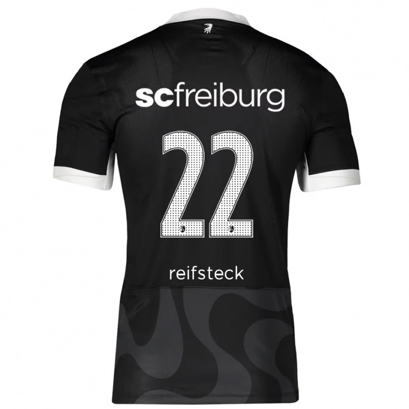 Danxen Herren Mika Reifsteck #22 Schwarz Weiß Auswärtstrikot Trikot 2025/26 T-Shirt