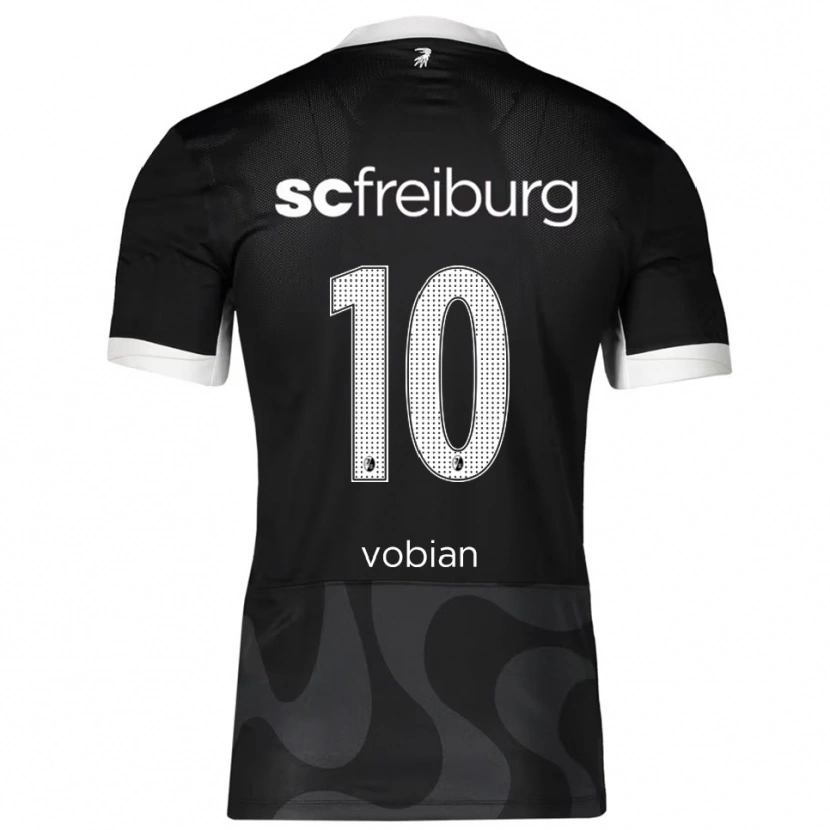 Danxen Herren Selina Vobian #10 Schwarz Weiß Auswärtstrikot Trikot 2025/26 T-Shirt