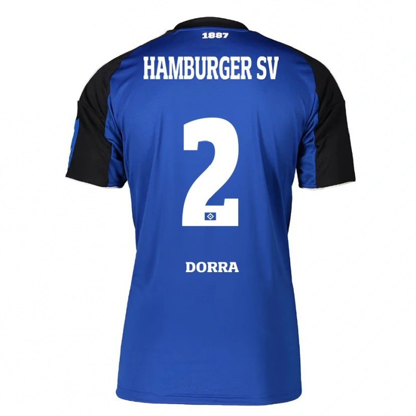 Danxen Herren Raphael Dorra #2 Blau Schwarz Auswärtstrikot Trikot 2025/26 T-Shirt