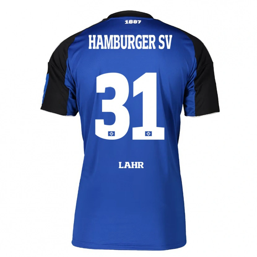 Danxen Herren Jobina Lahr #31 Blau Schwarz Auswärtstrikot Trikot 2025/26 T-Shirt
