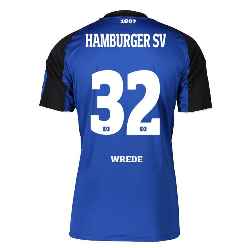 Danxen Herren Lotta Wrede #32 Blau Schwarz Auswärtstrikot Trikot 2025/26 T-Shirt